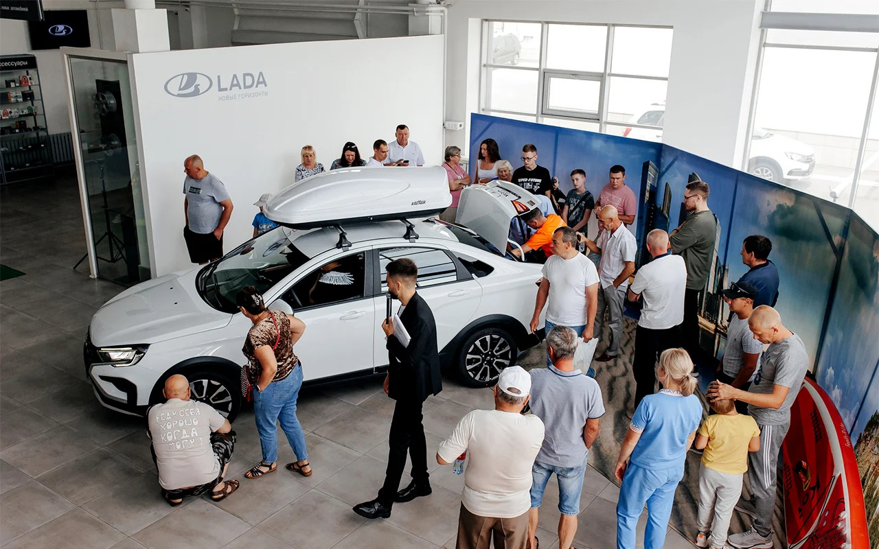 StarLine на презентации LADA Vesta. Оренбург